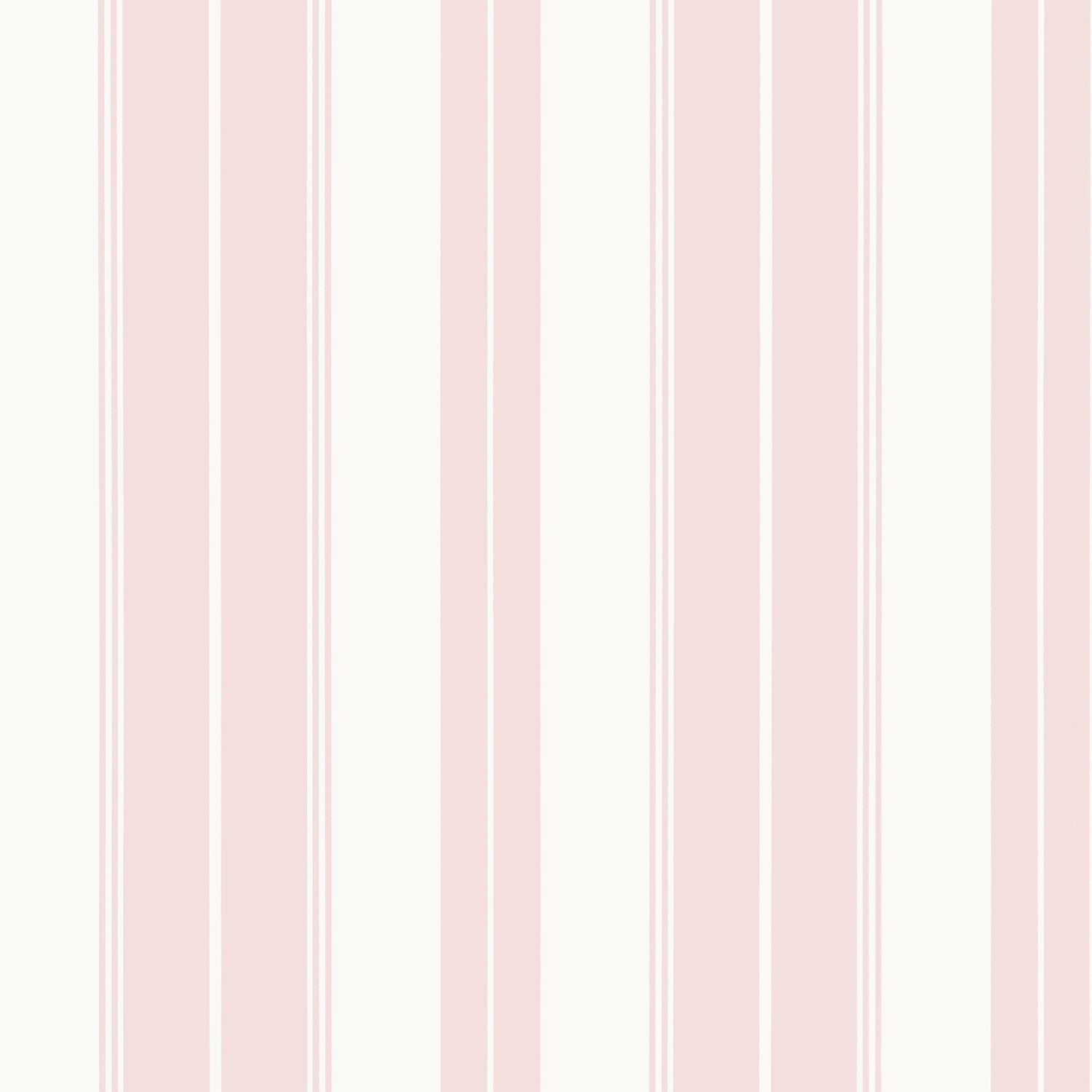 Norfolk Stripe fabric in pink color - pattern number T44041 - by Thibaut in the Stripes and Checks Resource collection