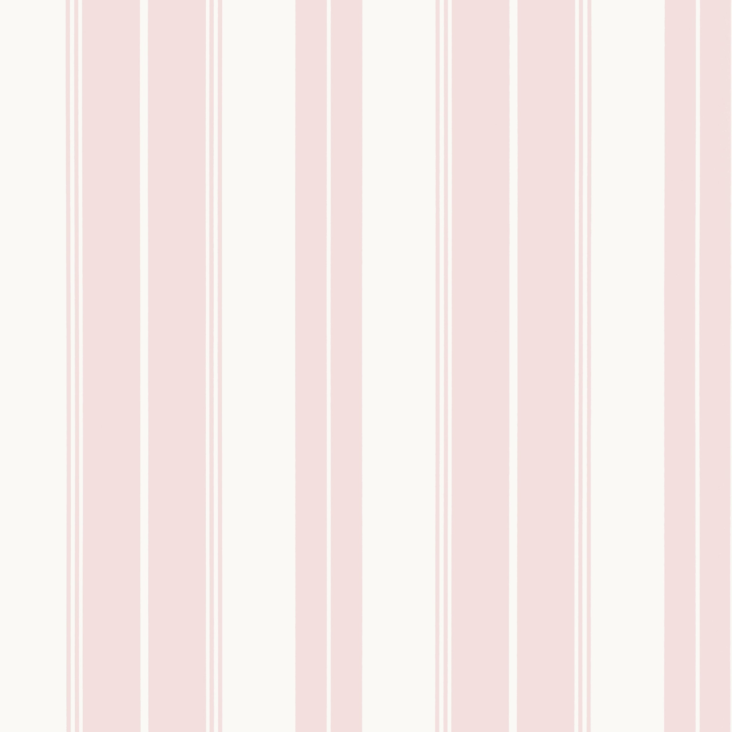 Norfolk Stripe fabric in pink color - pattern number T44041 - by Thibaut in the Stripes and Checks Resource collection