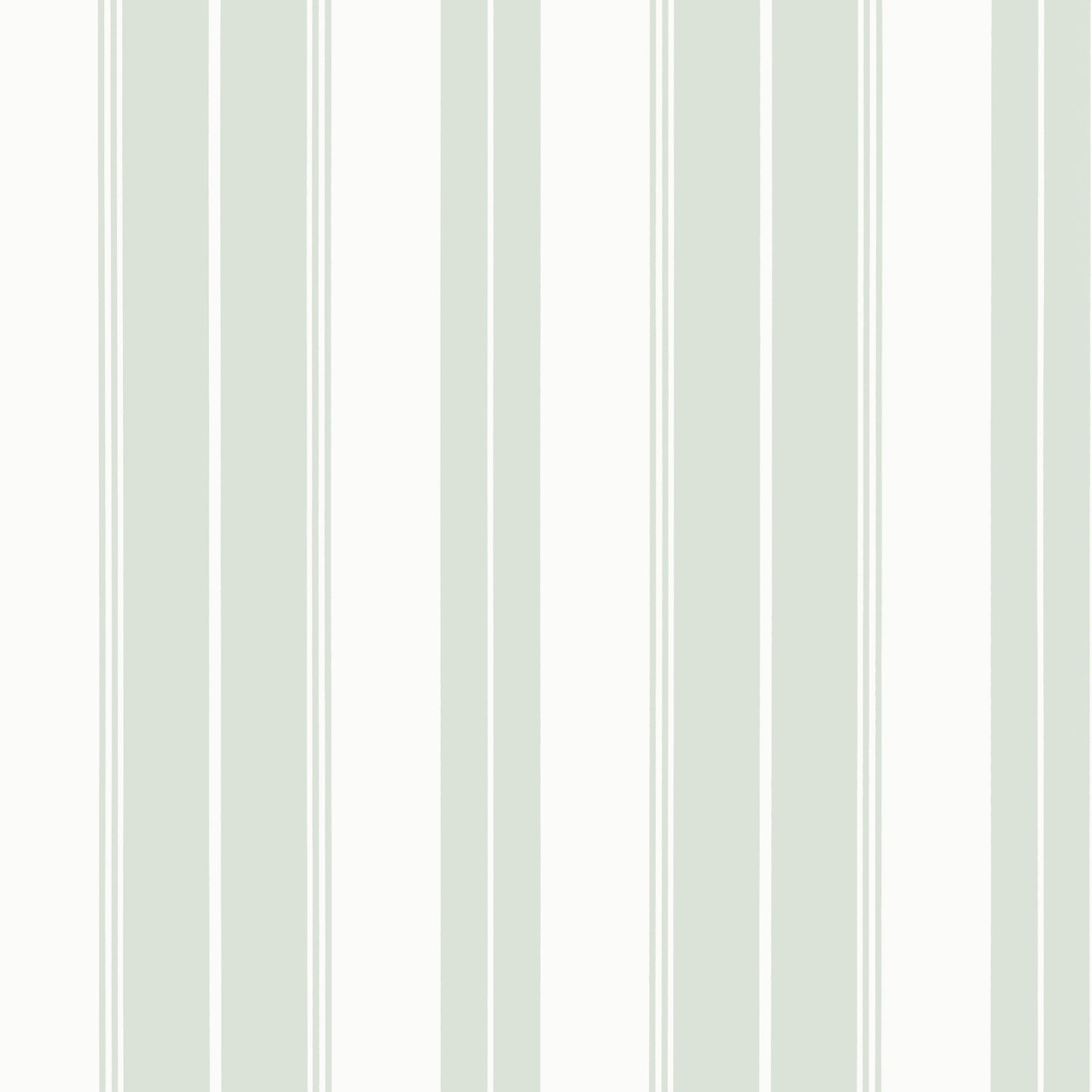 Norfolk Stripe fabric in willow color - pattern number T44042 - by Thibaut in the Stripes and Checks Resource collection