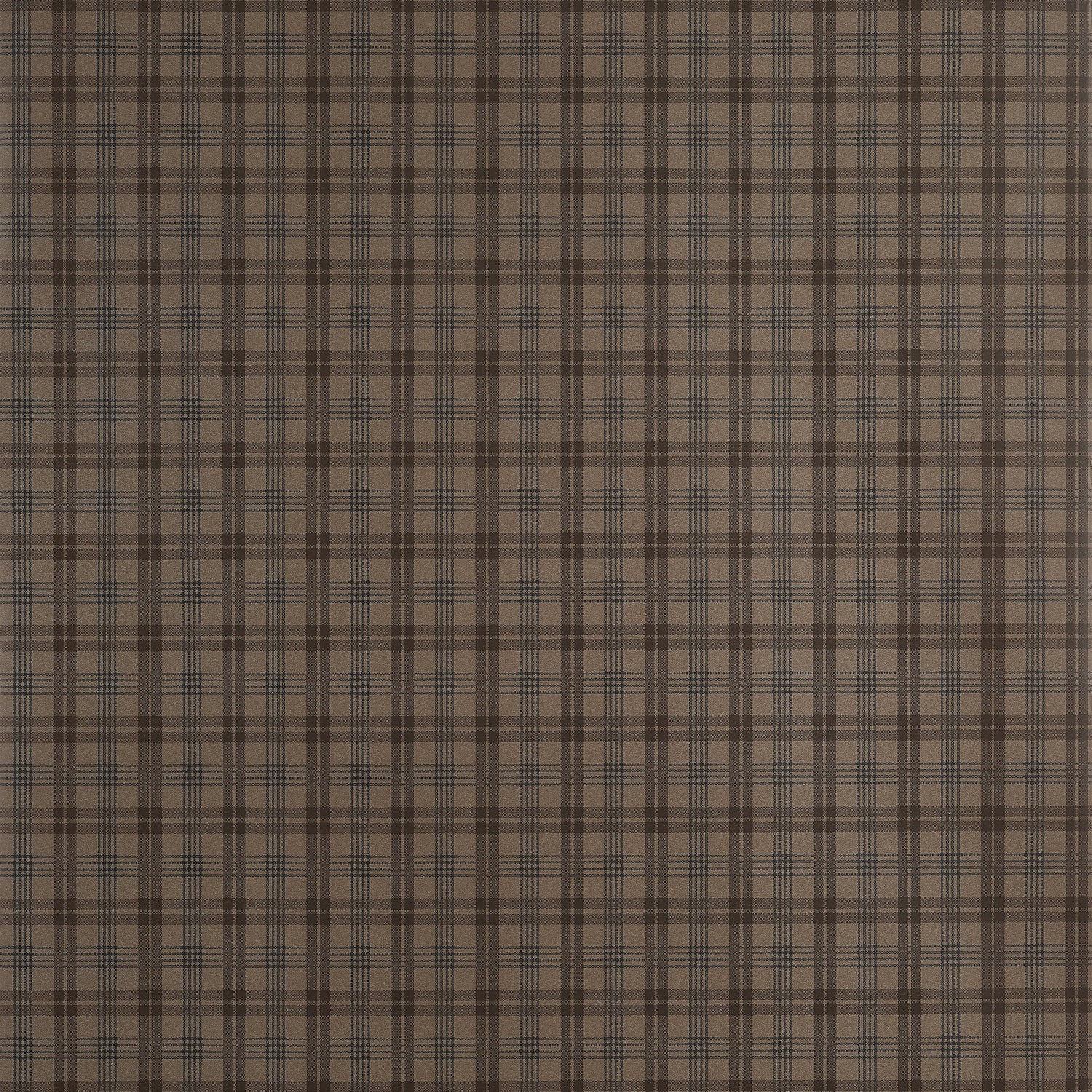 Huntley Plaid wallpaper in brown color - pattern number T44053 - by Thibaut in the Stripes and Checks Resource collection