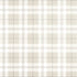 Douglas Plaid wallpaper in light beige color - pattern number T44072 - by Thibaut in the Stripes and Checks Resource collection