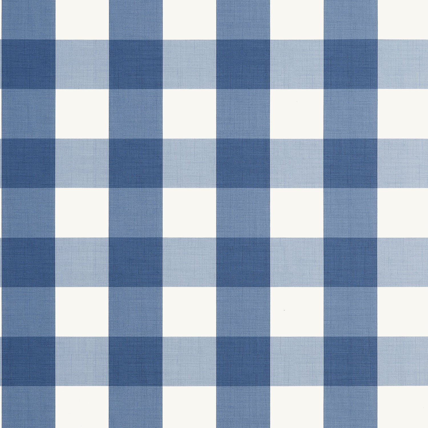 Buffalo Check wallpaper in navy color - pattern number T44077 - by Thibaut in the Stripes and Checks Resource collection