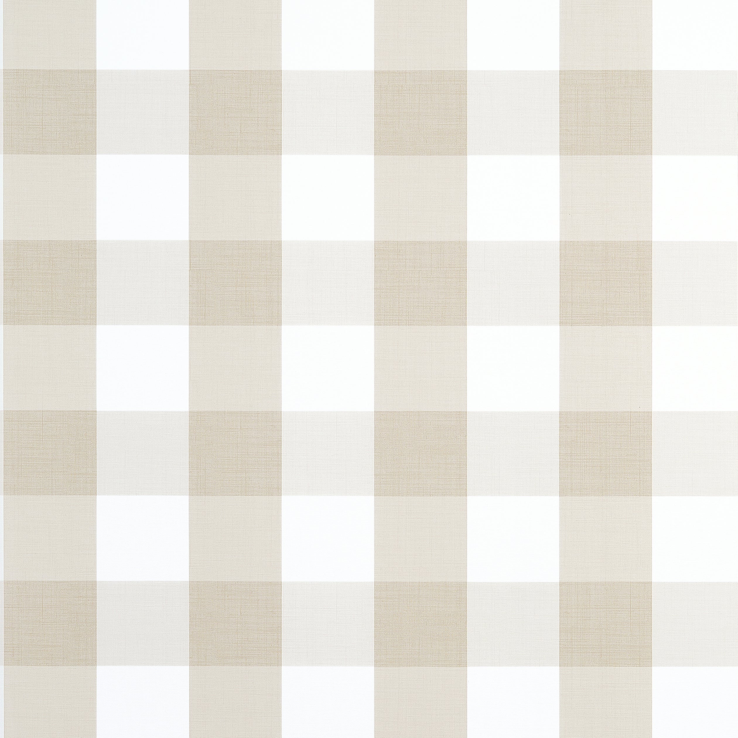 Buffalo Check wallpaper in beige color - pattern number T44079 - by Thibaut in the Stripes and Checks Resource collection