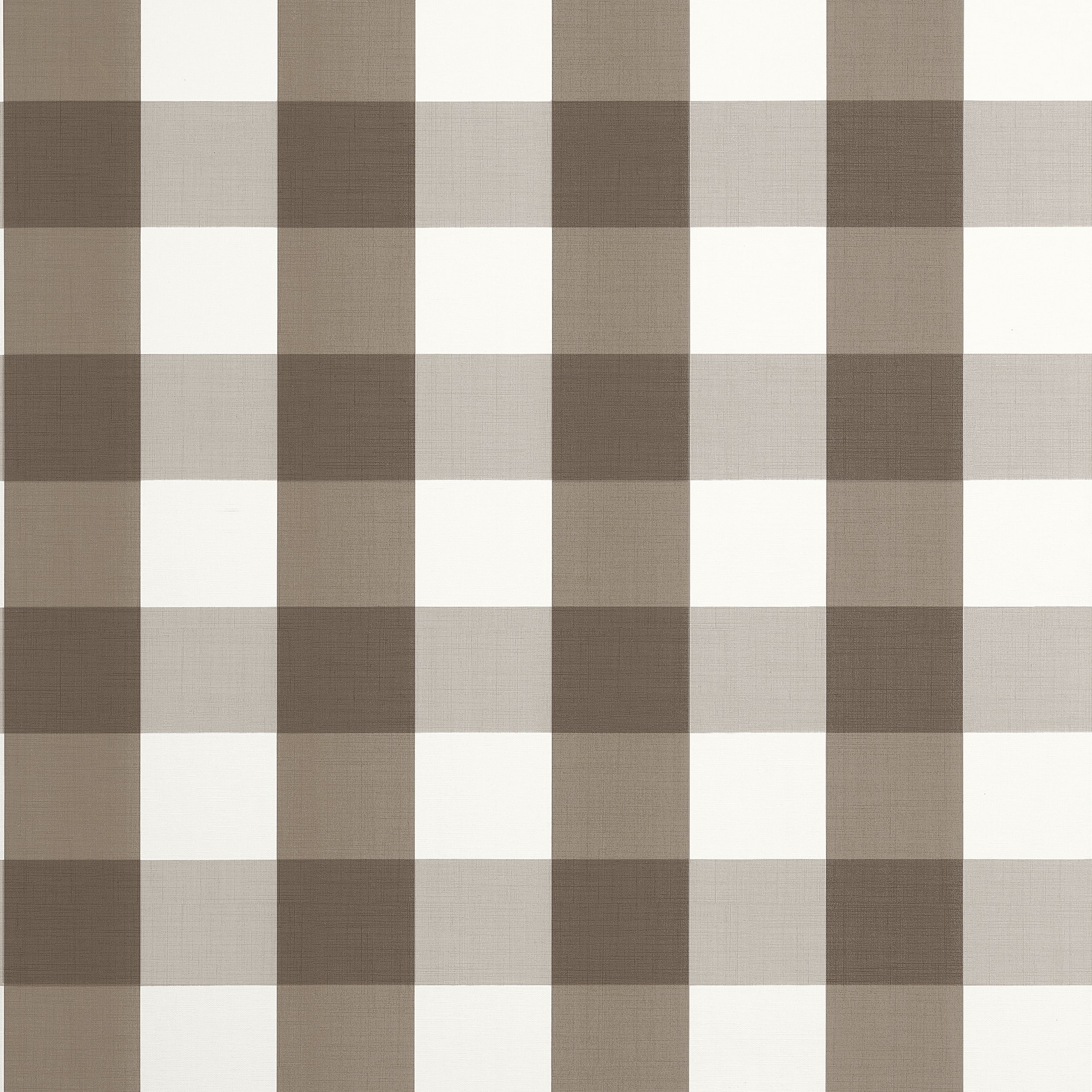 Buffalo Check wallpaper in brown color - pattern number T44082 - by Thibaut in the Stripes and Checks Resource collection