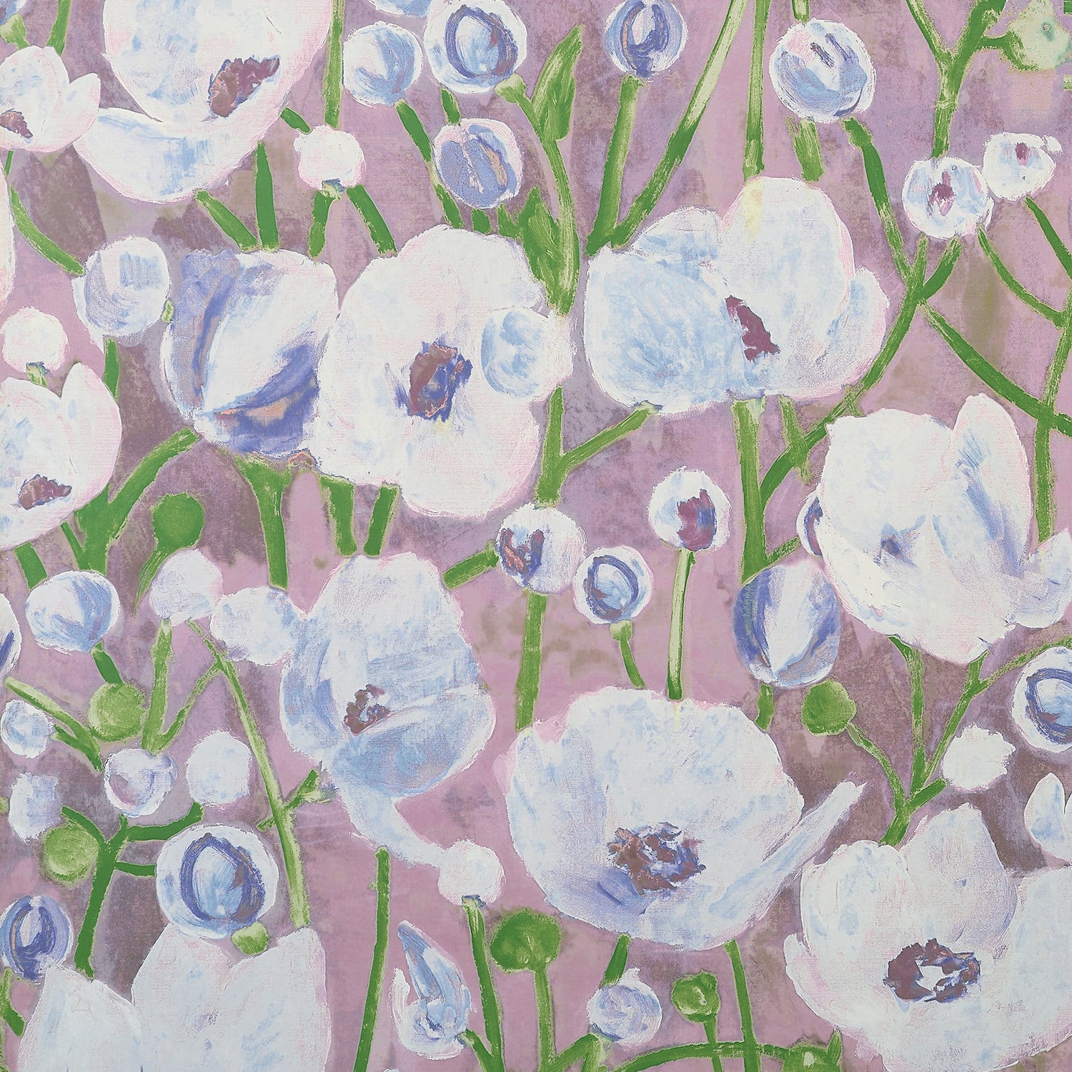 Tivoli wallpaper in lavender color - pattern number T45017 - by Thibaut in the Wanderlust collection