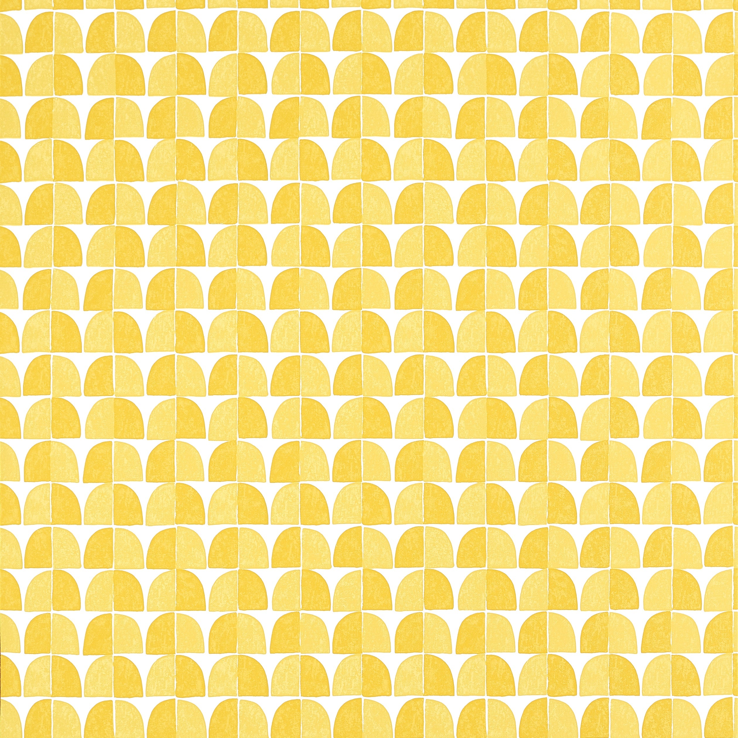Solsbury wallpaper in sunshine yellow color - pattern number T45020 - by Thibaut in the Wanderlust collection