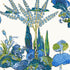 Orleans wallpaper in blue and green color - pattern number T45028 - by Thibaut in the Wanderlust collection