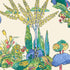 Orleans wallpaper in yellow and red color - pattern number T45029 - by Thibaut in the Wanderlust collection