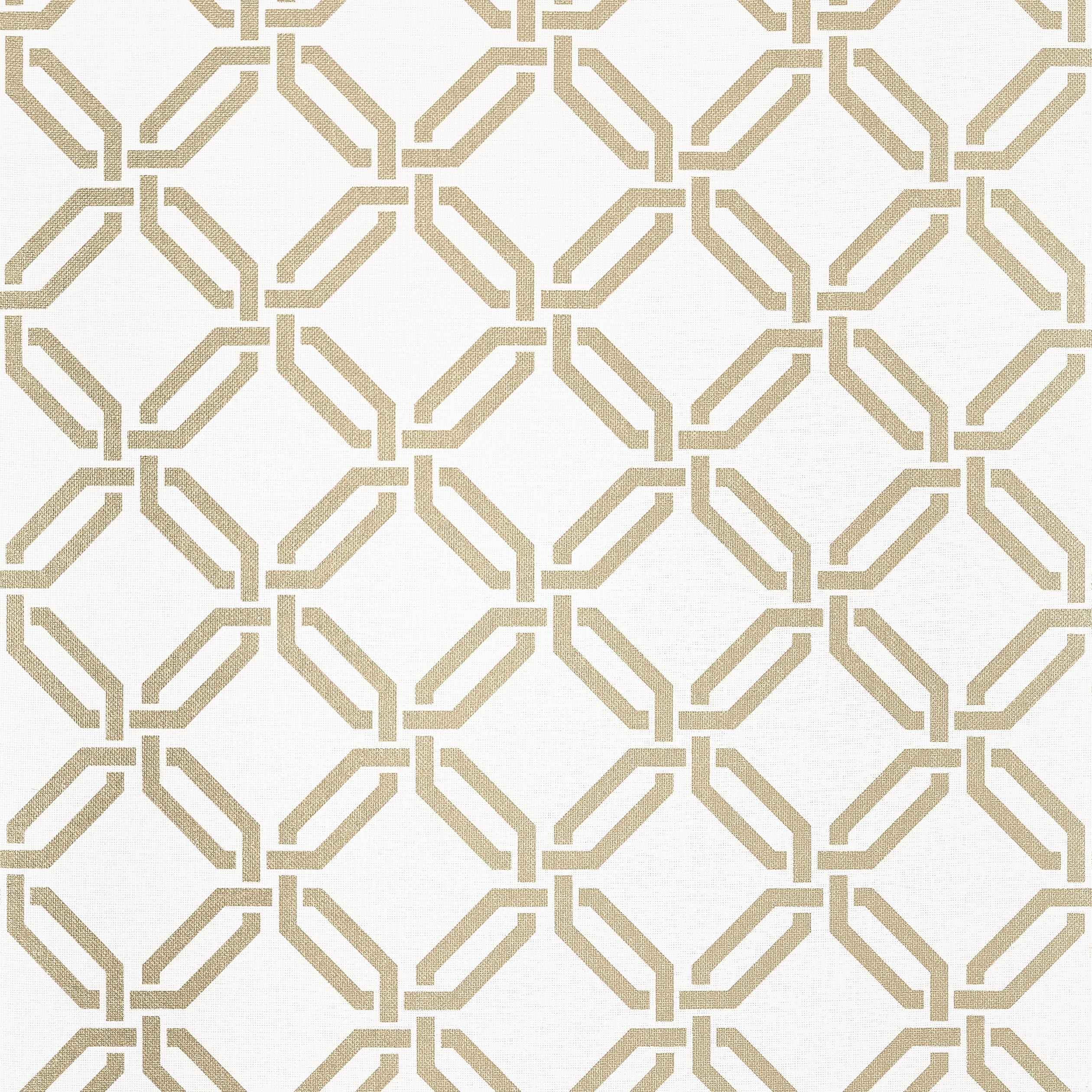 Miramar Way wallpaper in gilver color - pattern number T45054 - by Thibaut in the Wanderlust collection