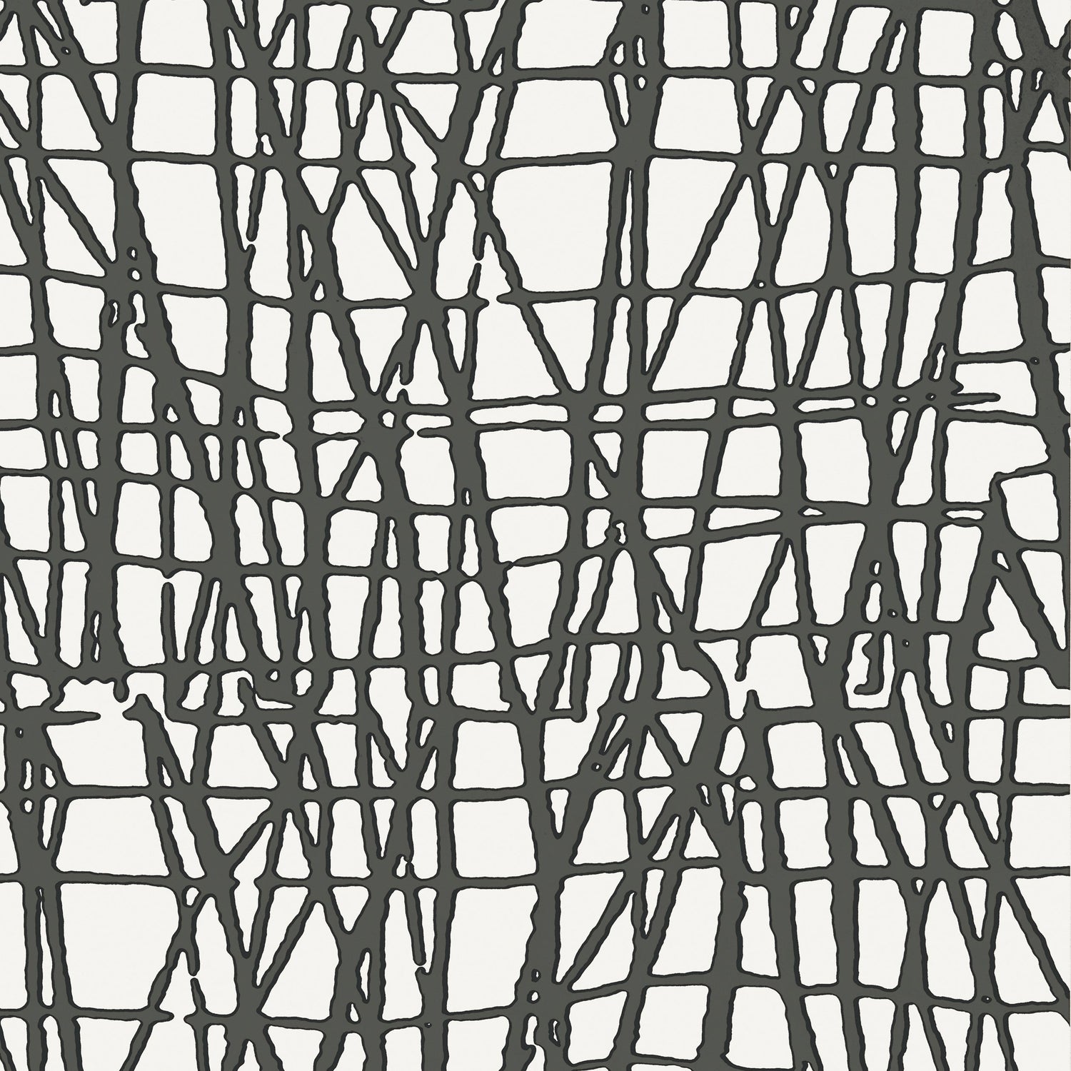 Mori wallpaper in black color - pattern number T456 - by Thibaut in the Modern Resource collection