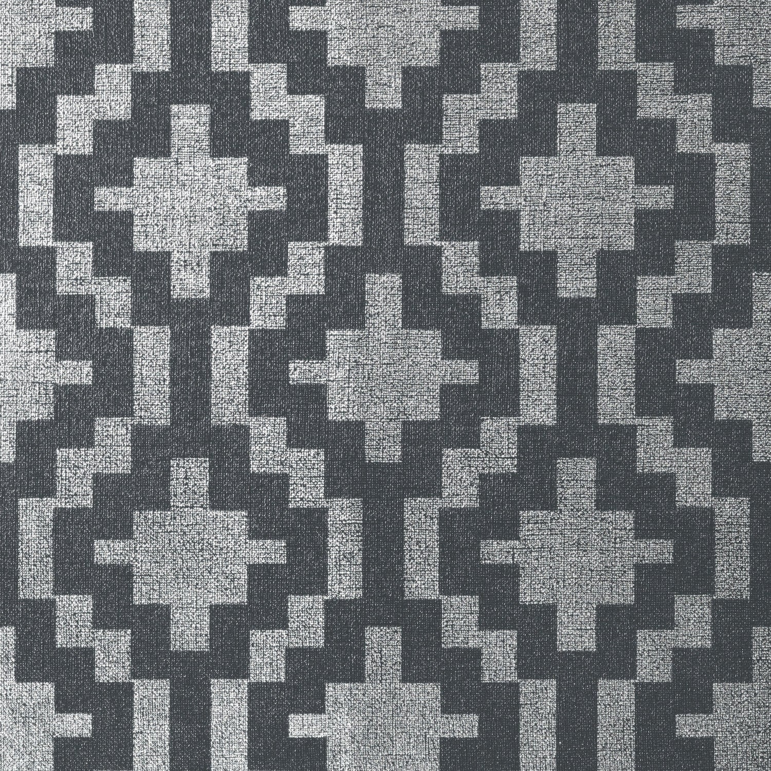 Andes wallpaper in metallic silver color - pattern number T57120 - by Thibaut in the Texture Resource Volume 5 collection