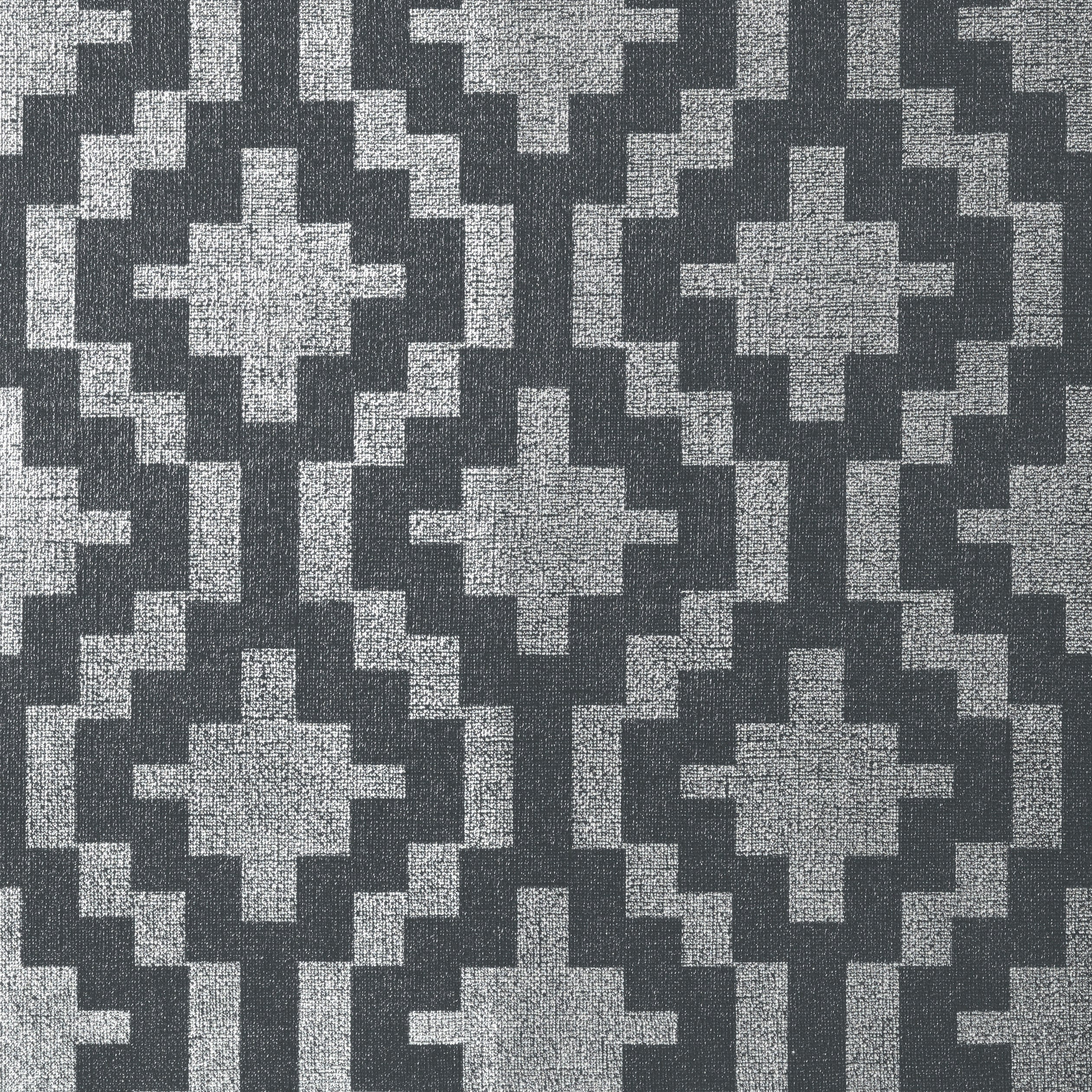 Andes wallpaper in metallic silver color - pattern number T57120 - by Thibaut in the Texture Resource Volume 5 collection