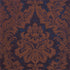 Argentina Damask wallpaper in brown on navy color - pattern number T6869 - by Thibaut in the Texture Resource Volume 3 collection