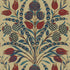 Corneila fabric in red and teal color - pattern number T72601 - by Thibaut in the Chestnut Hill collection