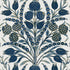 Corneila fabric in navy color - pattern number T72603 - by Thibaut in the Chestnut Hill collection