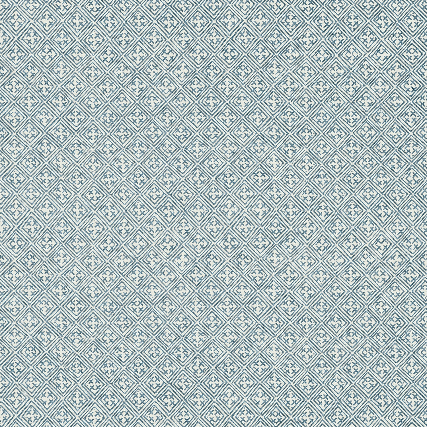 Laos fabric in navy color - pattern number T72617 - by Thibaut in the Chestnut Hill collection