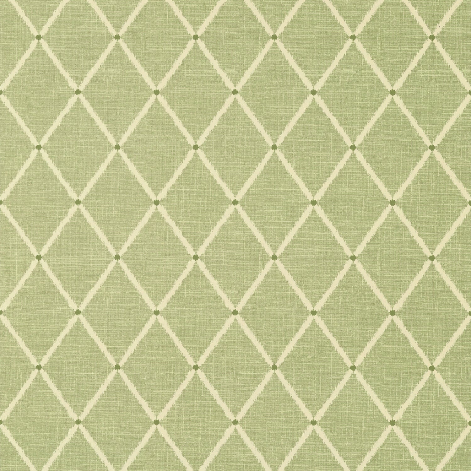 Pompton Trellis fabric in green color - pattern number T72636 - by Thibaut in the Chestnut Hill collection