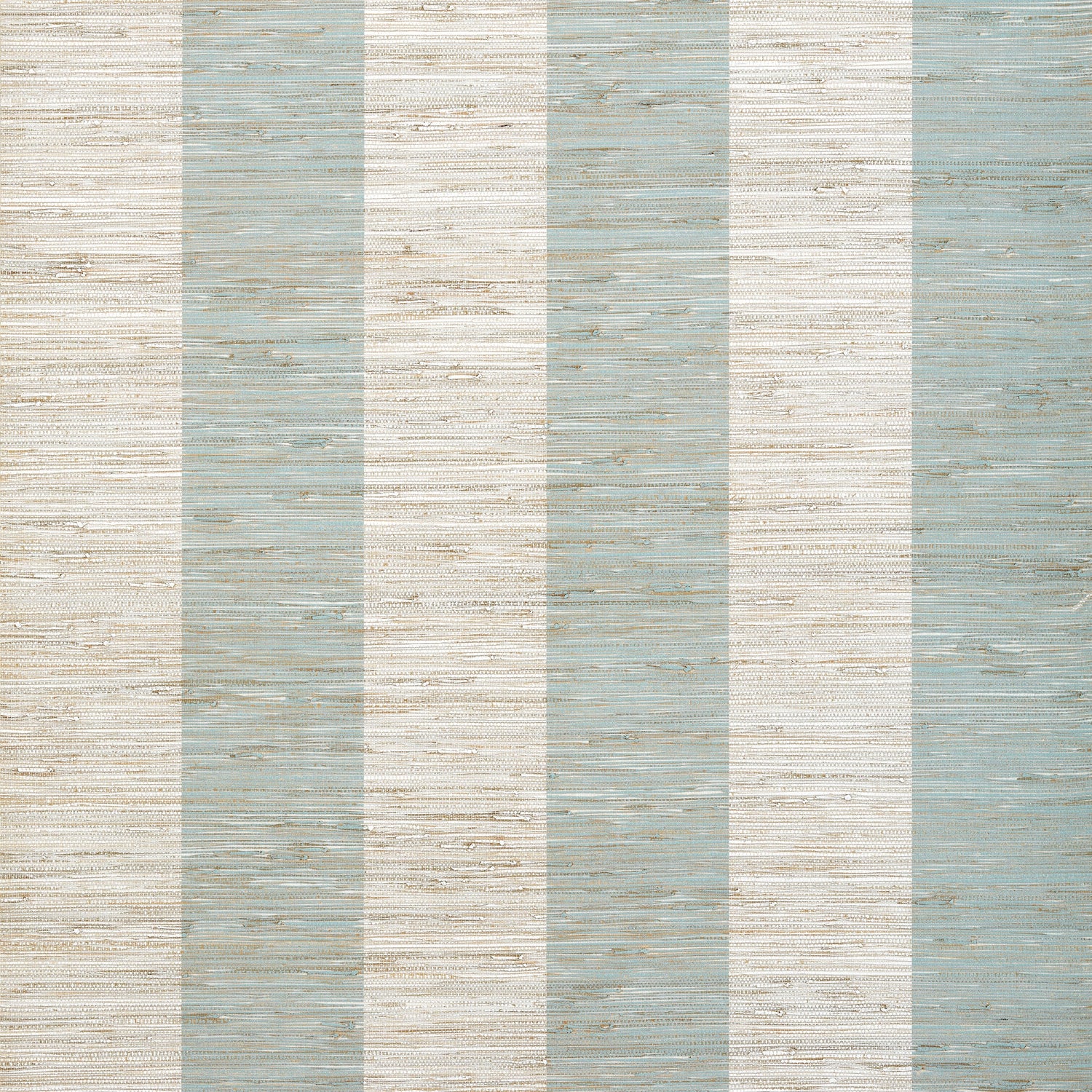 Crossroad Stripe wallpaper in aqua color - pattern number T72803 - by Thibaut in the Grasscloth Resource Volume 4 collection