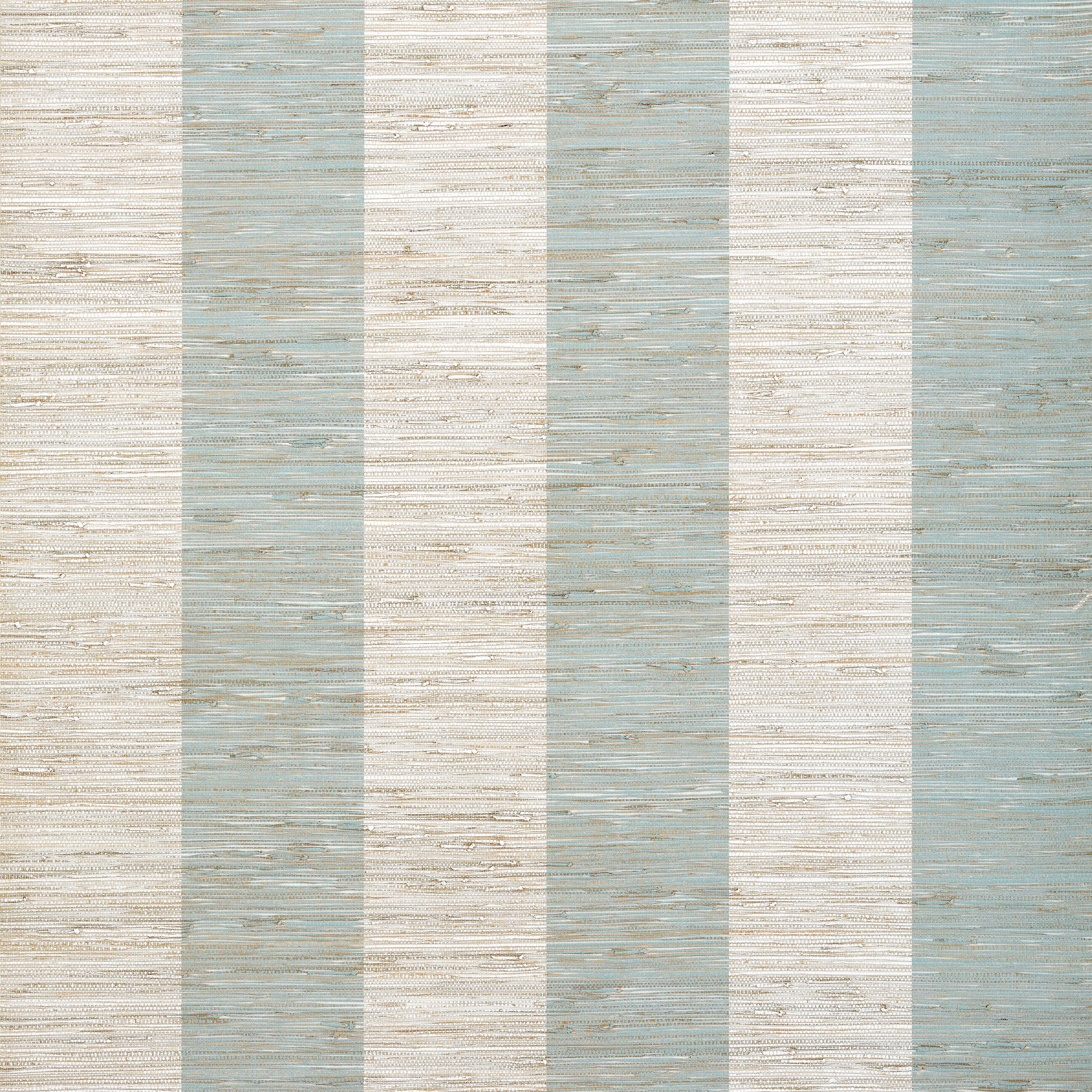 Crossroad Stripe wallpaper in aqua color - pattern number T72803 - by Thibaut in the Grasscloth Resource Volume 4 collection