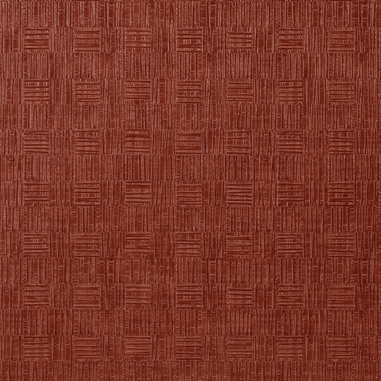 Tunica Basket fabric in red color - pattern number T75087 - by Thibaut in the Faux Resource collection