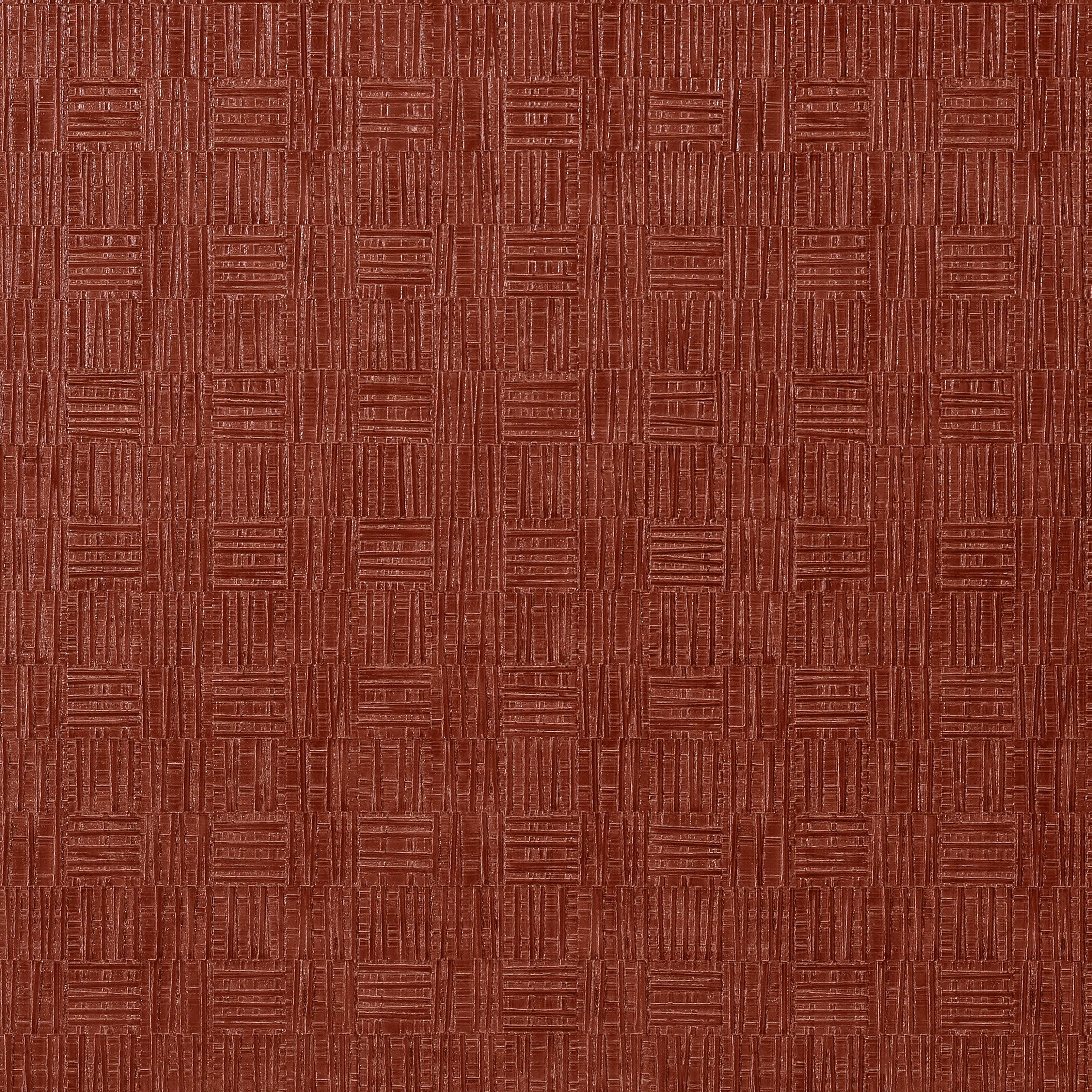 Tunica Basket fabric in red color - pattern number T75087 - by Thibaut in the Faux Resource collection
