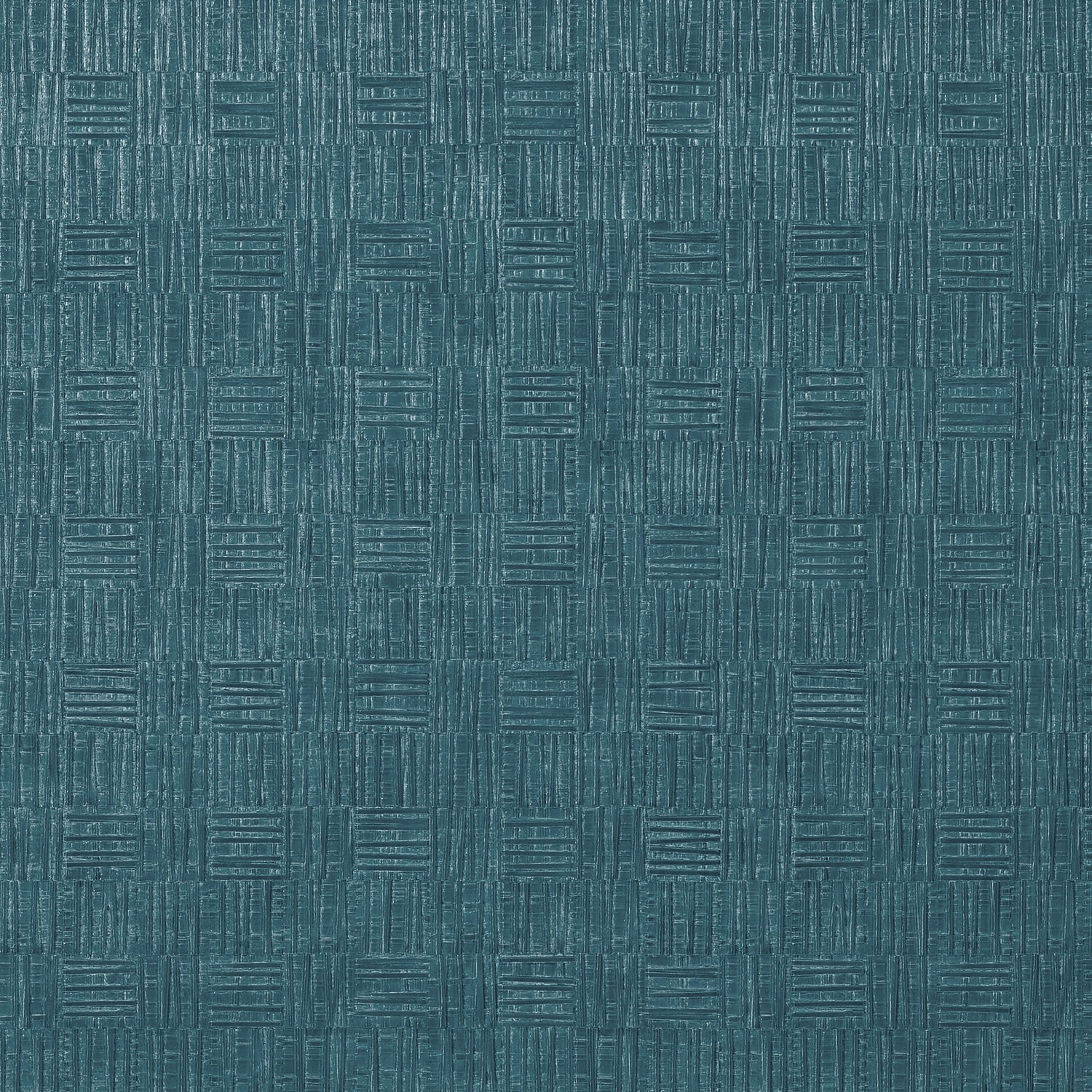 Tunica Basket fabric in peacock color - pattern number T75088 - by Thibaut in the Faux Resource collection