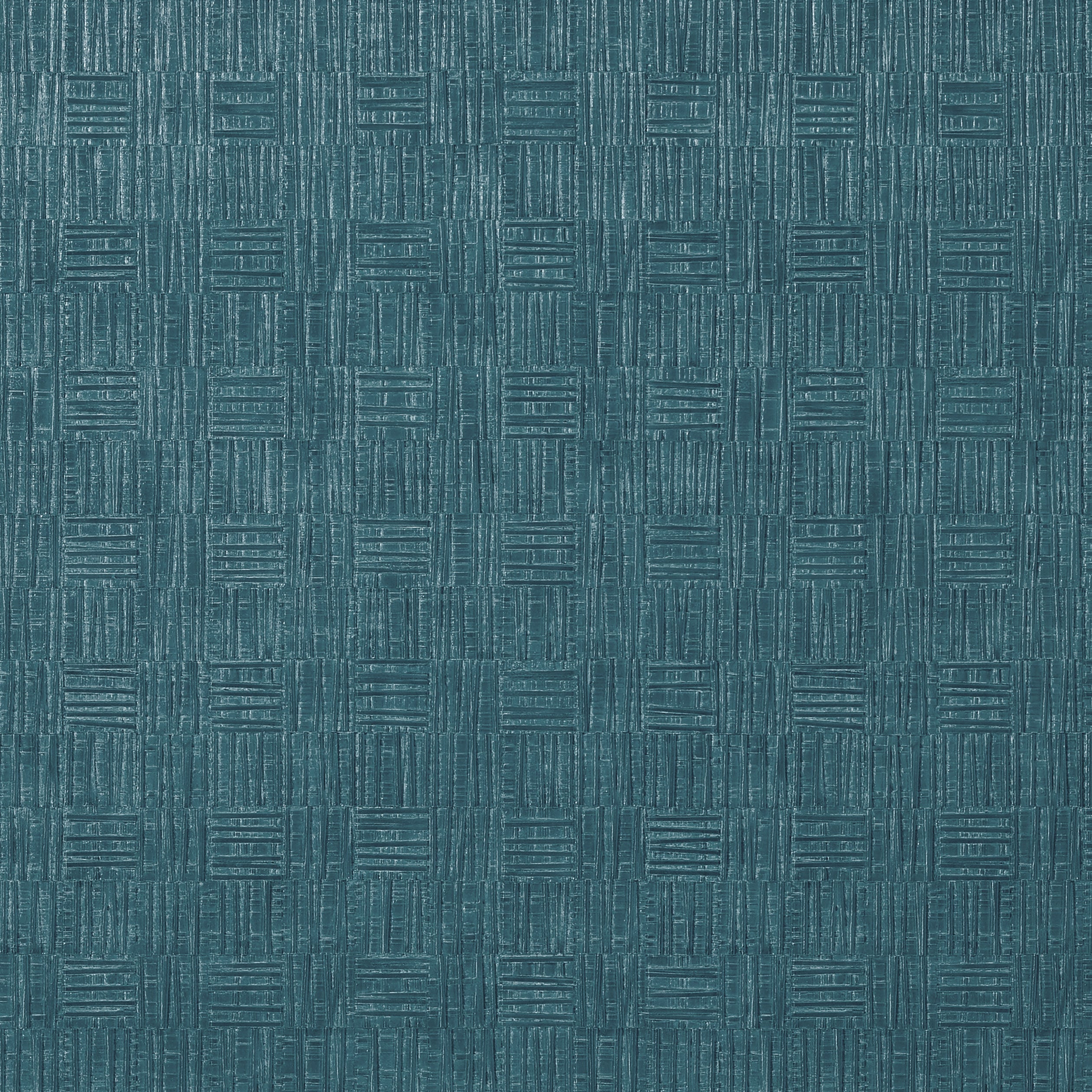 Tunica Basket fabric in peacock color - pattern number T75088 - by Thibaut in the Faux Resource collection