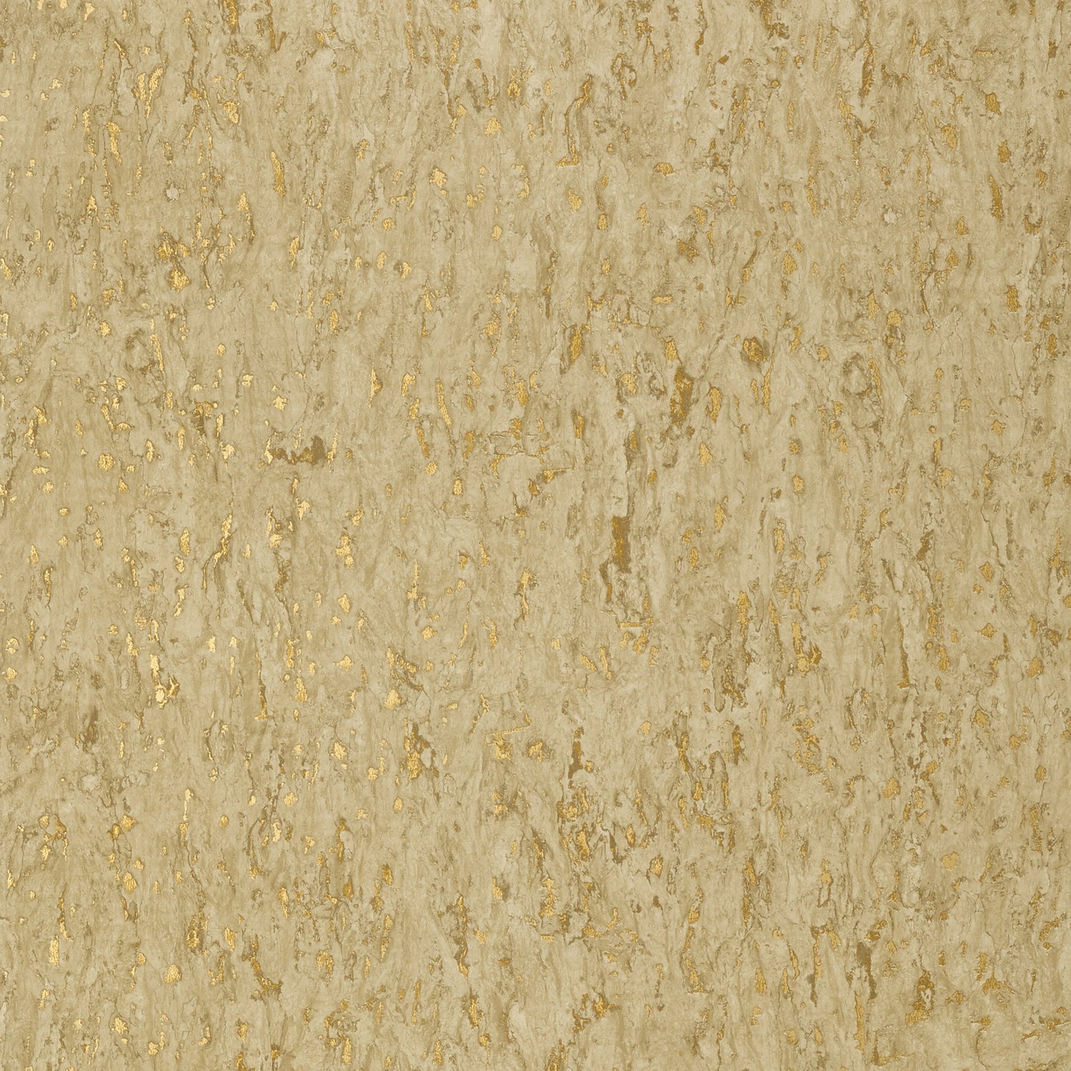 Montado Cork fabric in camel and metallic gold color - pattern number T75109 - by Thibaut in the Faux Resource collection