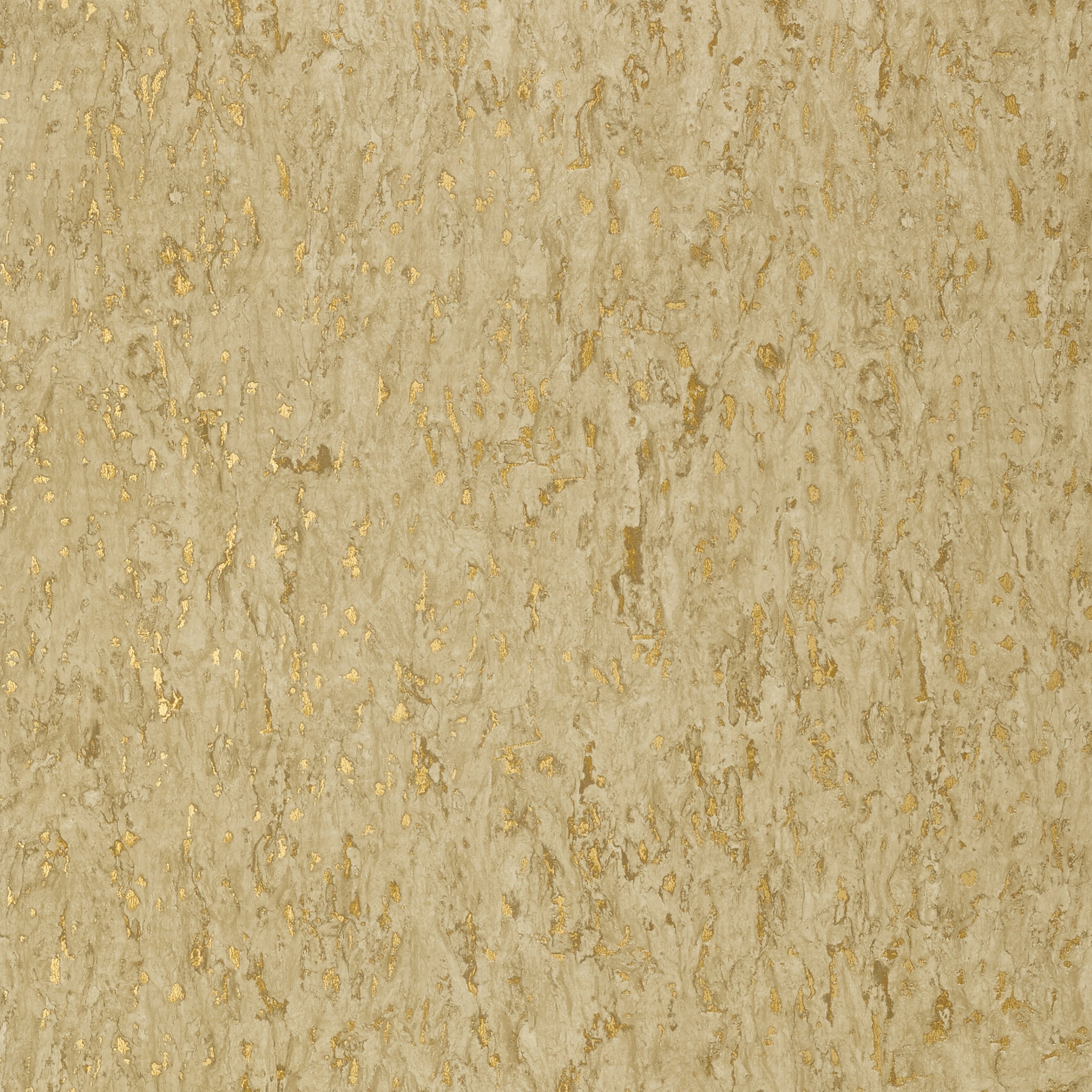 Montado Cork fabric in camel and metallic gold color - pattern number T75109 - by Thibaut in the Faux Resource collection