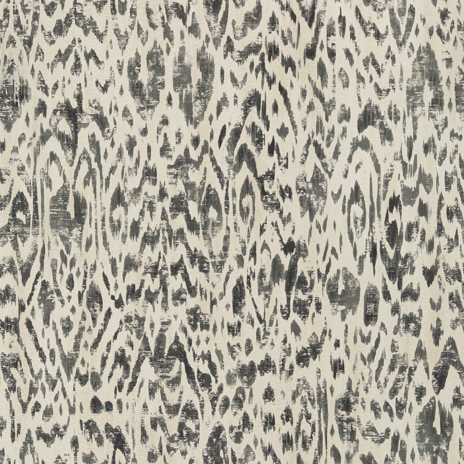 Carlotta fabric in charcoal color - pattern number T75458 - by Thibaut in the Dynasty collection