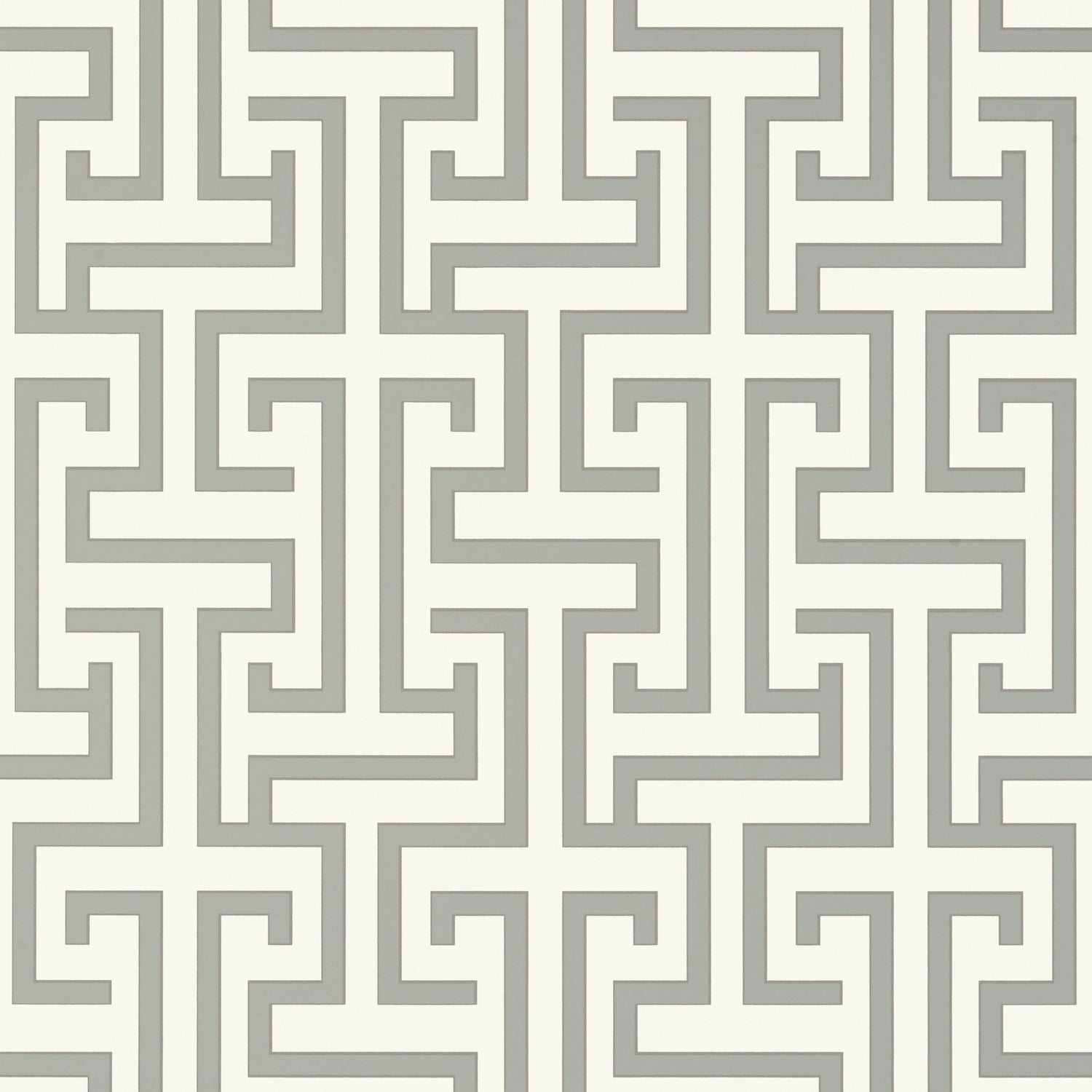 Ming Trail fabric in grey color - pattern number T75475 - by Thibaut in the Dynasty collection