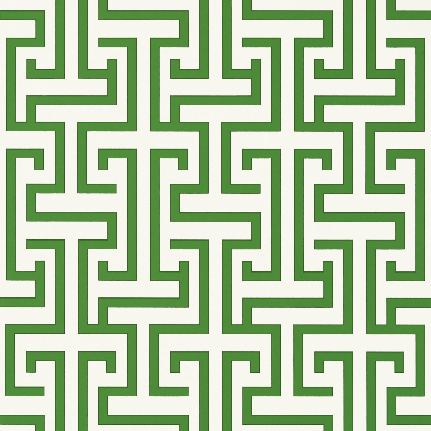 Ming Trail fabric in green color - pattern number T75476 - by Thibaut in the Dynasty collection