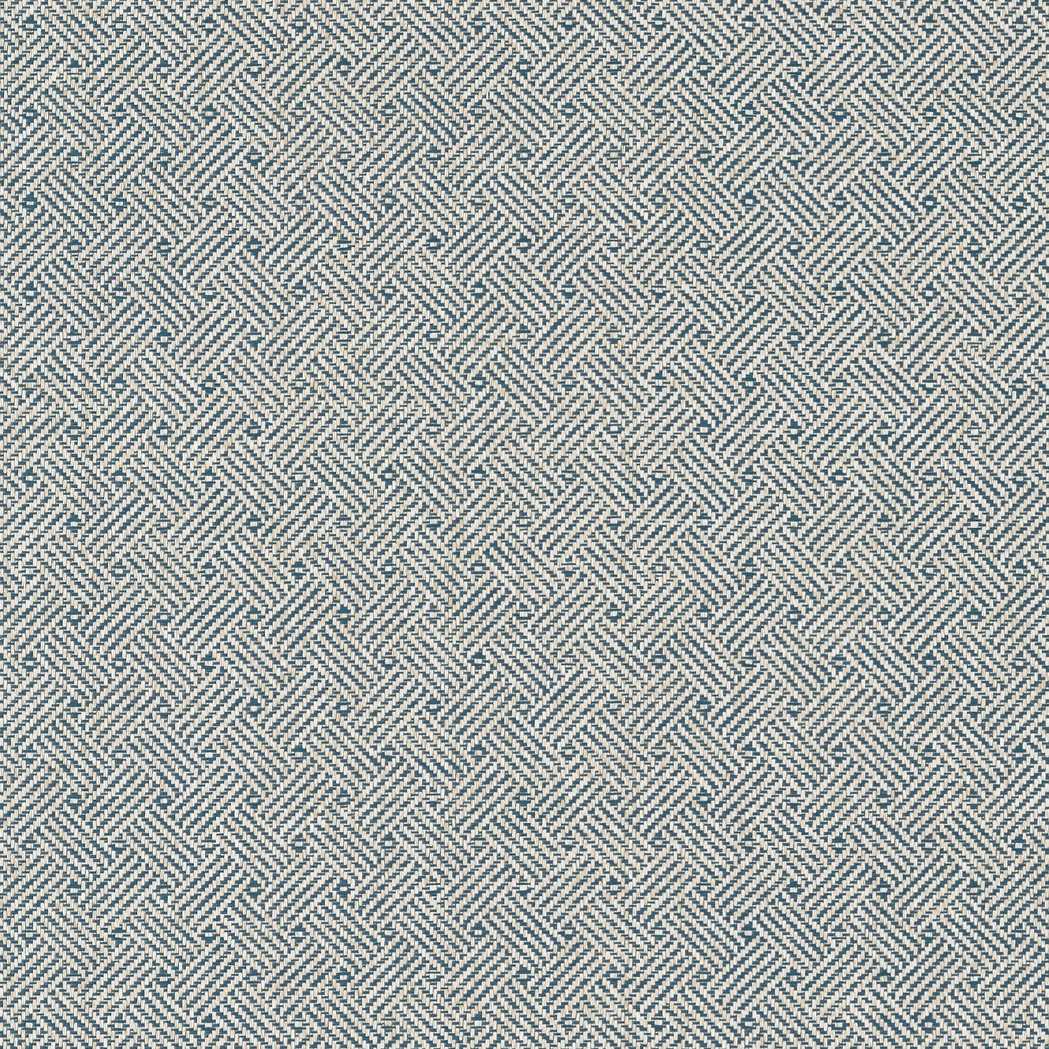 Lattice Weave fabric in blue color - pattern number T75477 - by Thibaut in the Dynasty collection