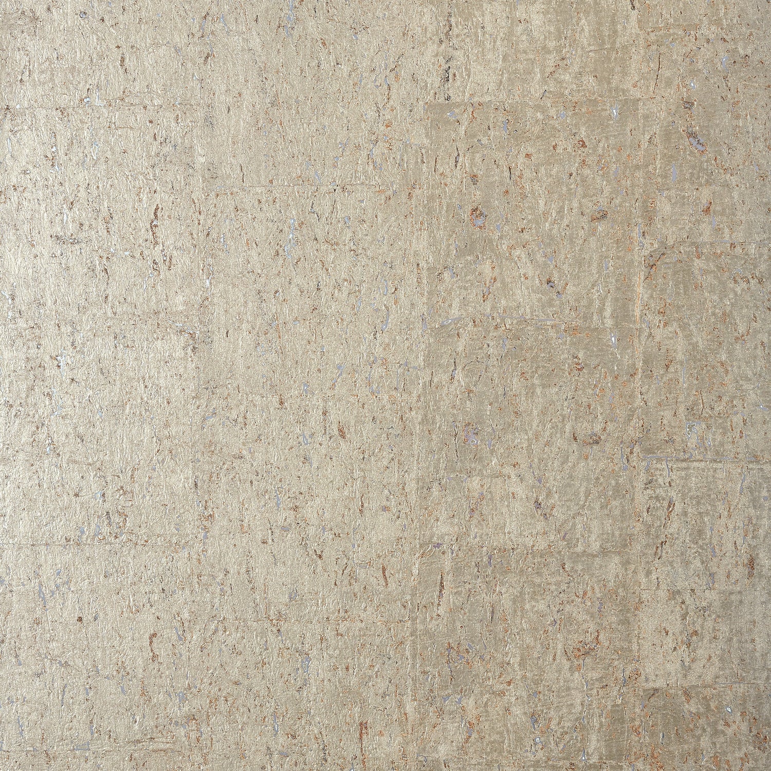 Cork wallpaper in metallic pewter color - pattern number T83009 - by Thibaut in the Modern Resource Volume 4 collection