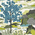 Daintree wallpaper in bluemoon color - pattern number T85040 - by Thibaut in the Greenwood collection