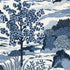 Daintree wallpaper in blue on white color - pattern number T85044 - by Thibaut in the Greenwood collection