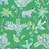 Goa wallpaper in green color - pattern number T88721 - by Thibaut in the Trade Routes collection