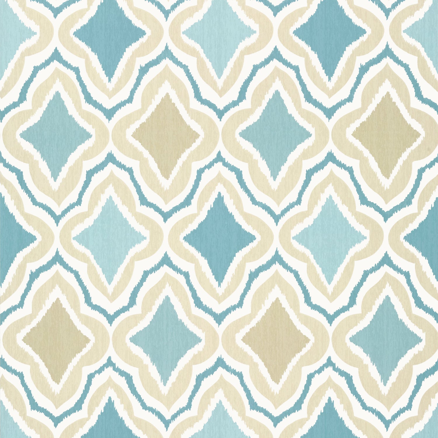 Cruising wallpaper in aqua color - pattern number T88745 - by Thibaut in the Trade Routes collection