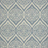 Tangiers fabric in navy on white color - pattern number T89148 - by Thibaut in the Damask Resource Volume 4 collection