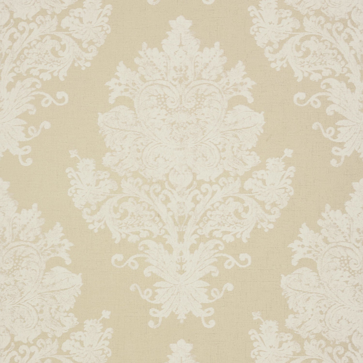 Licata Damask fabric in beige color - pattern number T89157 - by Thibaut in the Damask Resource Volume 4 collection