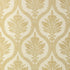 Clessidra fabric in metallic gold on cream color - pattern number T89159 - by Thibaut in the Damask Resource Volume 4 collection