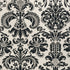 Ashley Damask fabric in black on cream color - pattern number T89167 - by Thibaut in the Damask Resource Volume 4 collection