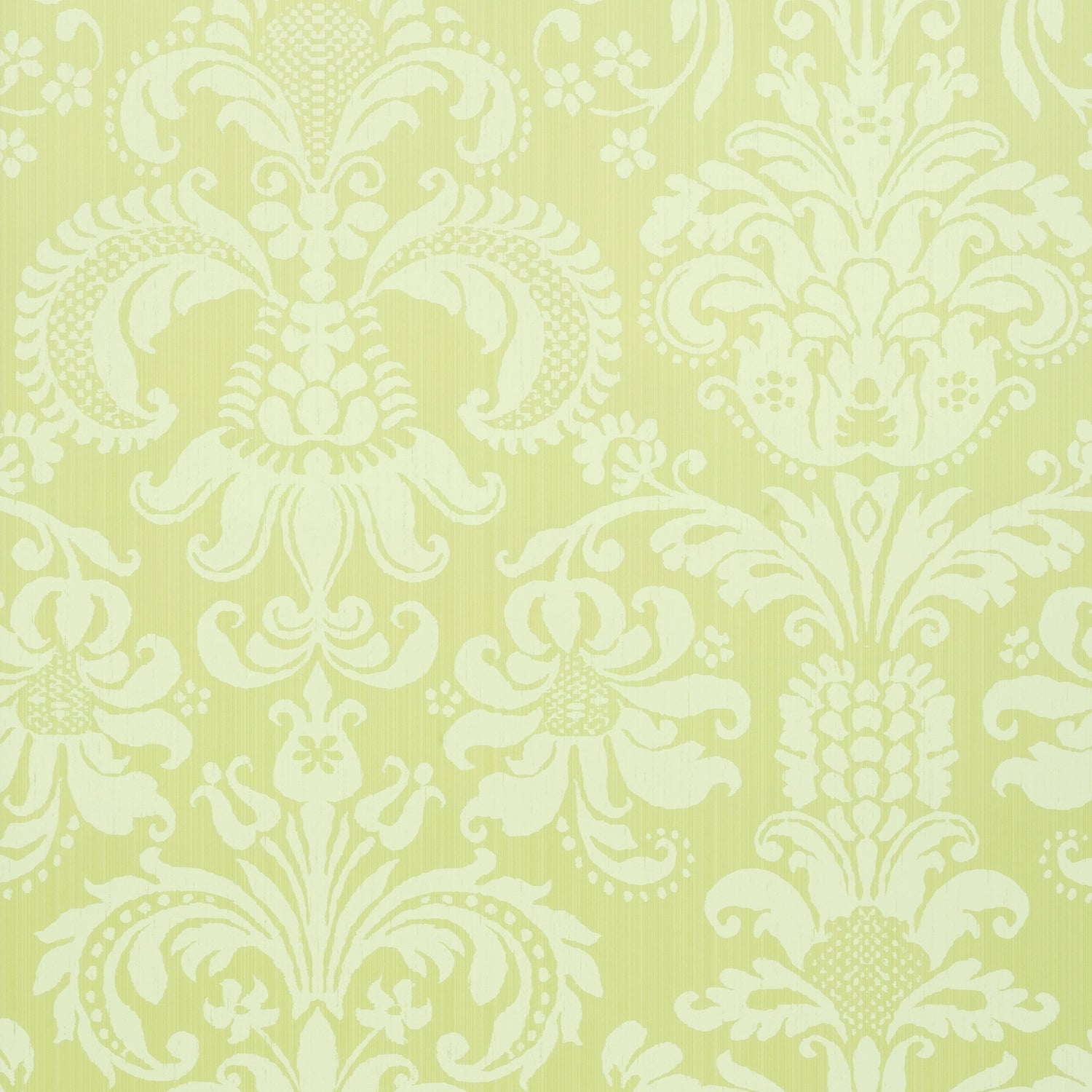 Ashley Damask fabric in citron color - pattern number T89168 - by Thibaut in the Damask Resource Volume 4 collection