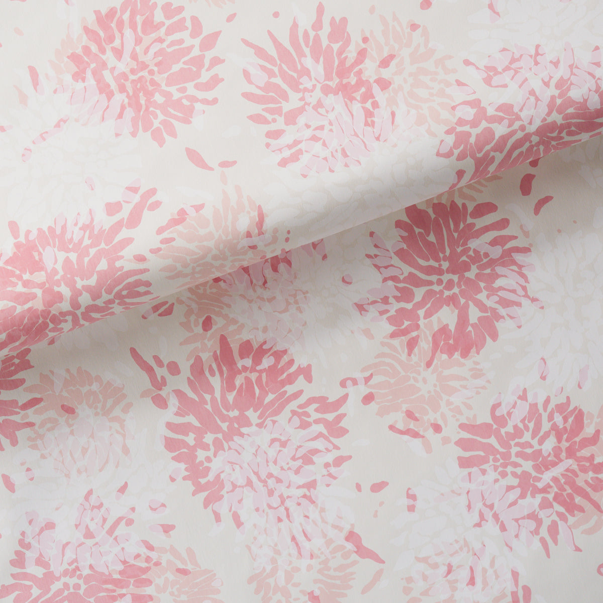 Chrysanthemum By Tillett Wallpaper in pinky color - pattern number TL800002 - by Schumacher in the Tillett collection