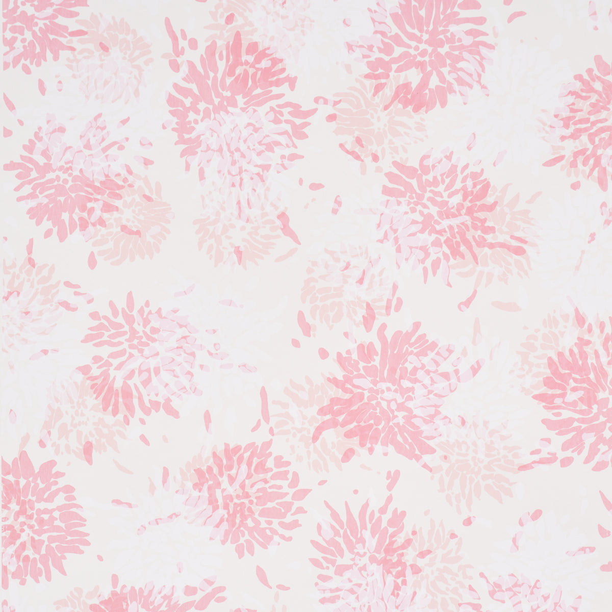 Chrysanthemum By Tillett Wallpaper in pinky color - pattern number TL800002 - by Schumacher in the Tillett collection