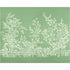 Villa Garden mural in green color - pattern number TM10855 - by Thibaut in the Heritage by Thibaut collection