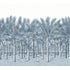 Palm Grove mural in navy color - pattern number TM13951 - by Thibaut in the Palm Grove collection