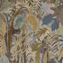 Rainforest fabric in neutral on metallic color - pattern number TM15854 - by Thibaut in the Islander collection