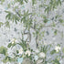 Wild Wisteria fabric in metallic silver color - pattern number TM42053 - by Thibaut in the Sojourn collection