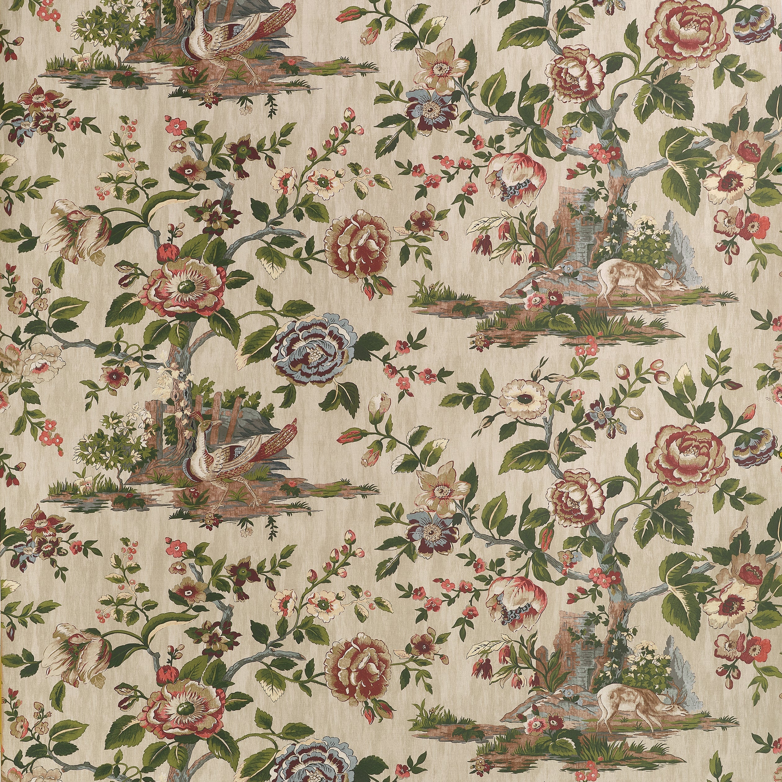 Forest Lodge wallpaper in flax color - pattern number TWW10541 - by Thibaut in the Boxwood collection